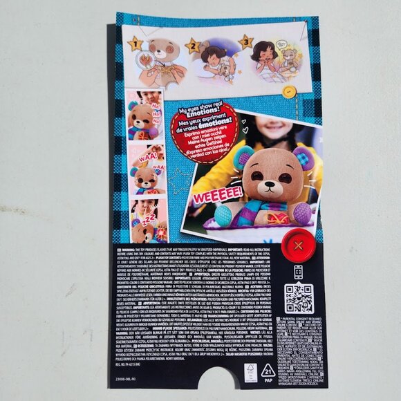 NEW Interactive 14" Teddy Bear Plush Toy 70+ Expressions and Reactions Feelings - Picture 13 of 17